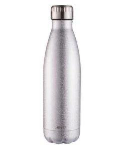 Avanti Fluid Water Bottle Insulated 500ml Glitter Silver