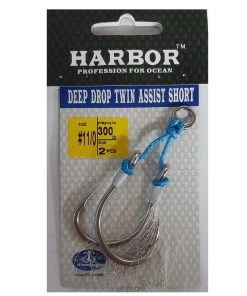 Harbor Deep Drop Twin Assist Hooks Short
