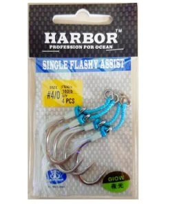 Harbor Single Flashy Assist Hook
