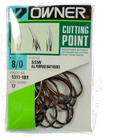 Owner 5311 SSW All Purpose Bait Hooks Pro Pack