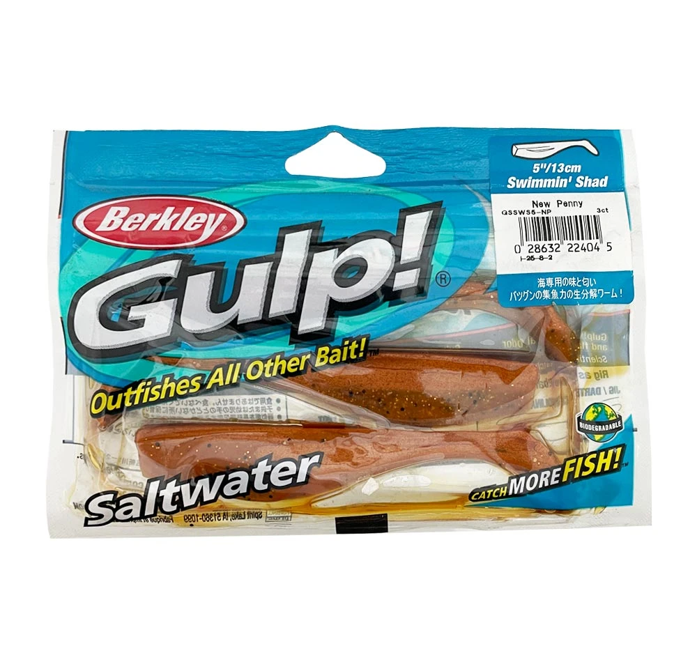 Berkley Gulp Swimmin Shad 5" Soft Plastics - Image 2