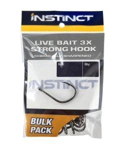 Instinct Heavy Duty Reef Hook Size 6/0 Qty 100