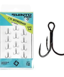 Shinto Pro Treble 1X Strong Black Nickel Hook