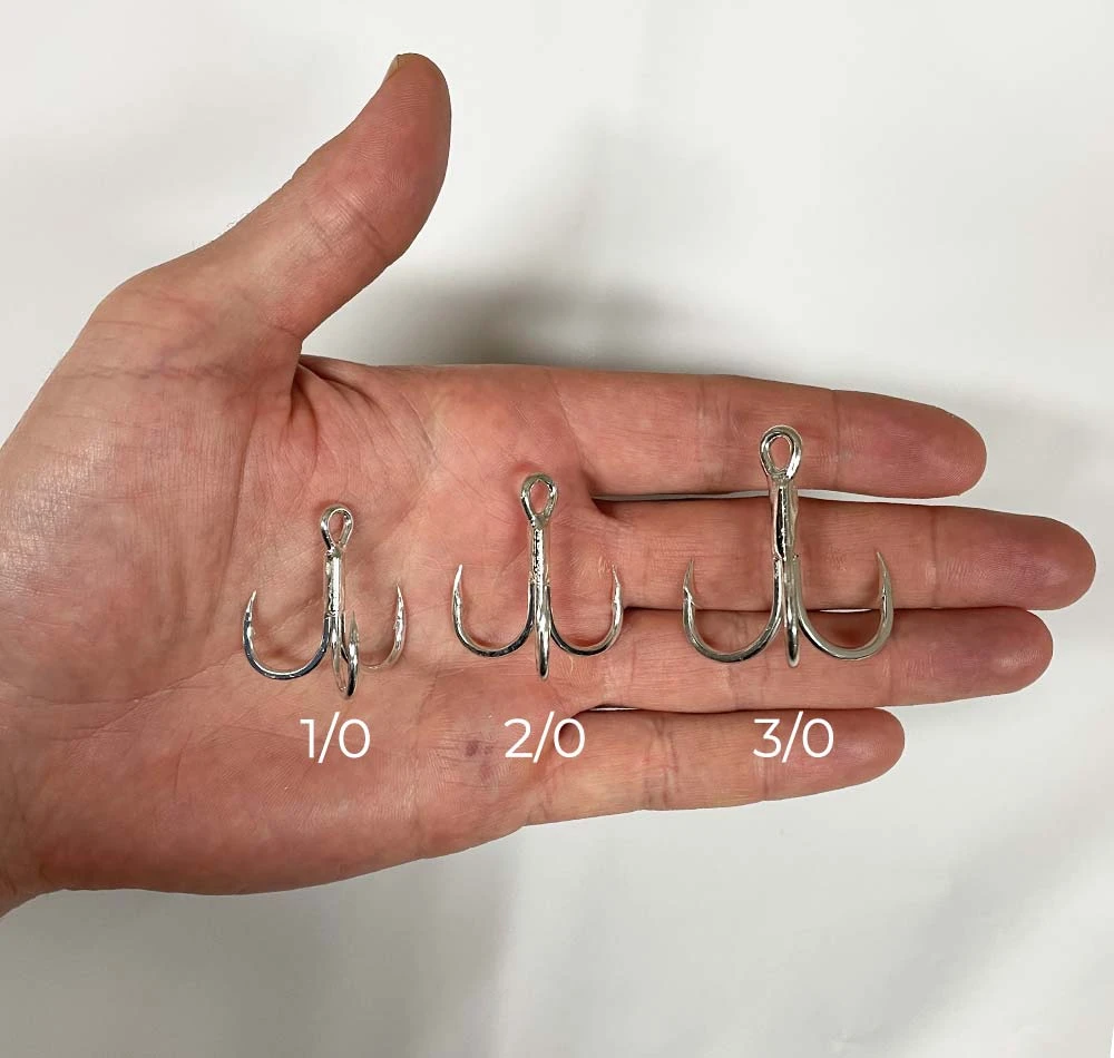 Shinto Pro Treble 5X Strong Bright Tin Hook - Image 2