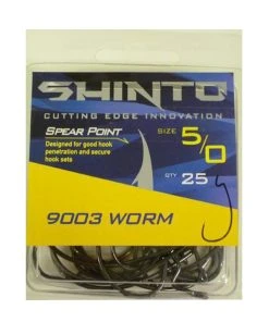 Shinto Worm 9003 Hooks Qty 25